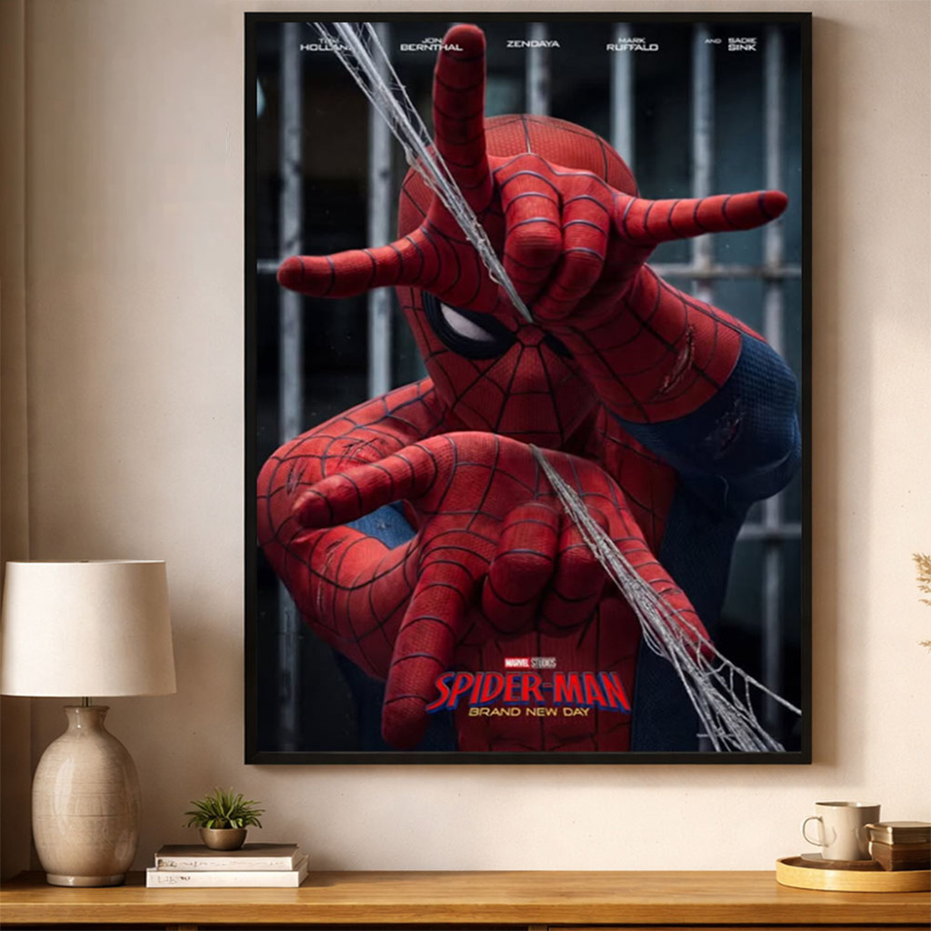 Spider-Man Brand Merch New Day New Movie Poster 2026 Unique Birthday Gift - Kdjoy