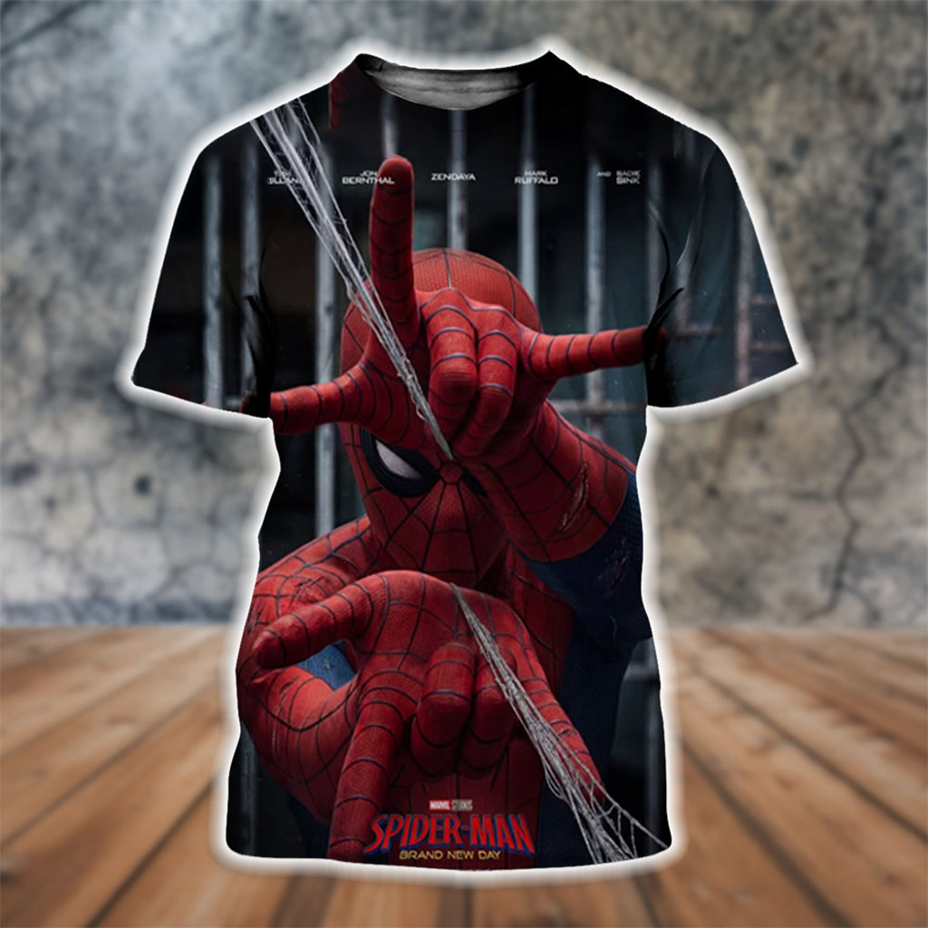 Spider-Man Brand Merch New Day New Movie Poster T-Shirt 2026 Birthday Present For Husband - Kdjoy Spider-Man Brand Merch New Day New Movie Poster T-Shirt 2026 Birthday Present For Husband - Kdjoy