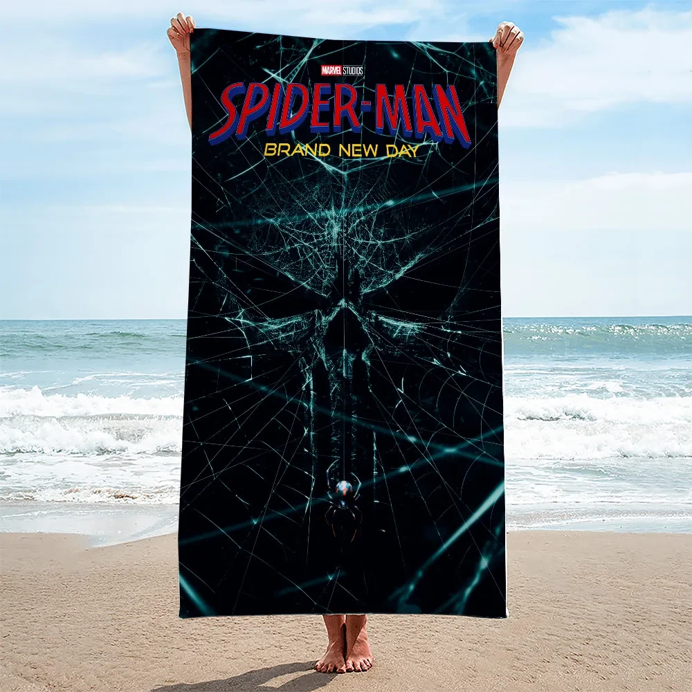 Spider-Man Brand New Day Action Pose Beach Towel Spider-Man Merch Marvel Fan Gift Idea - Kdjoy Spider-Man Brand New Day Action Pose Beach Towel Spider-Man Merch Marvel Fan Gift Idea - Kdjoy