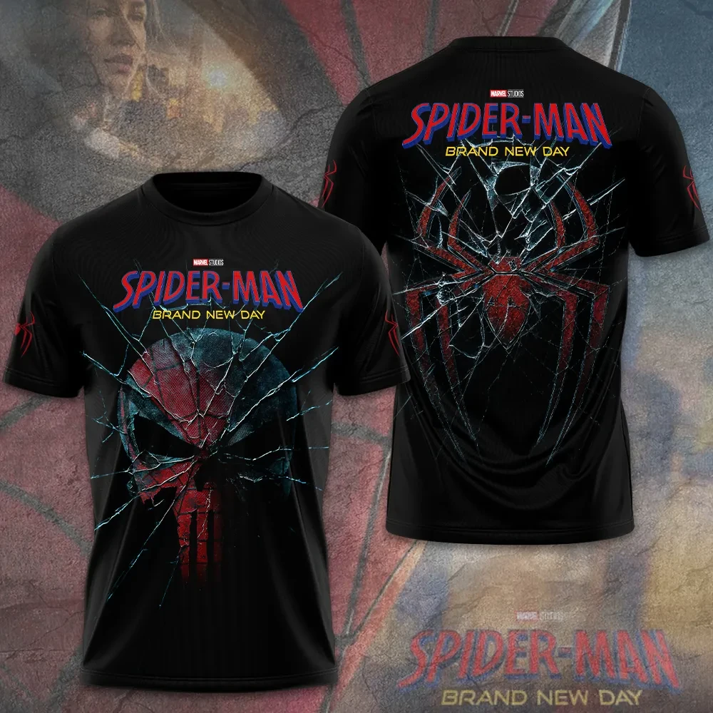 Spider-Man Brand New Day Action Pose T-Shirt Spider-Man Merch Marvel Fan Gift Idea - Kdjoy