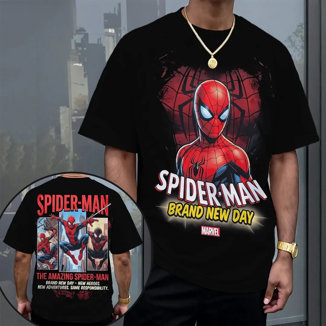 Spider-Man Brand New Day Graphic T-Shirt Marvel Superhero Shirt Spider-Man Merch Son Gifts - Kdjoy Spider-Man Brand New Day Graphic T-Shirt Marvel Superhero Shirt Spider-Man Merch Son Gifts - Kdjoy