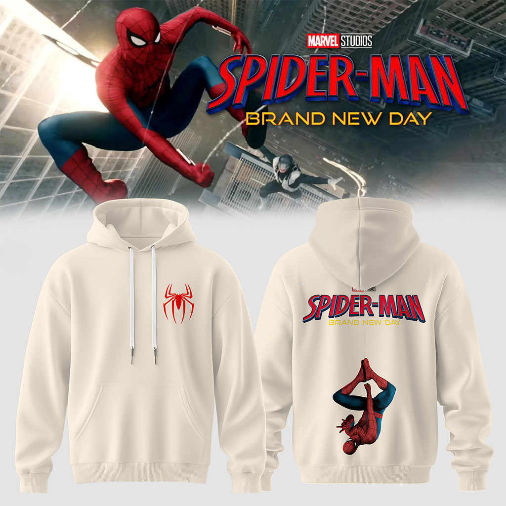 Spider-Man Brand New Day Hoodie 2026 Spider-Man Merch Marvel Fan Hoodie Gift For Brothers - Kdjoy