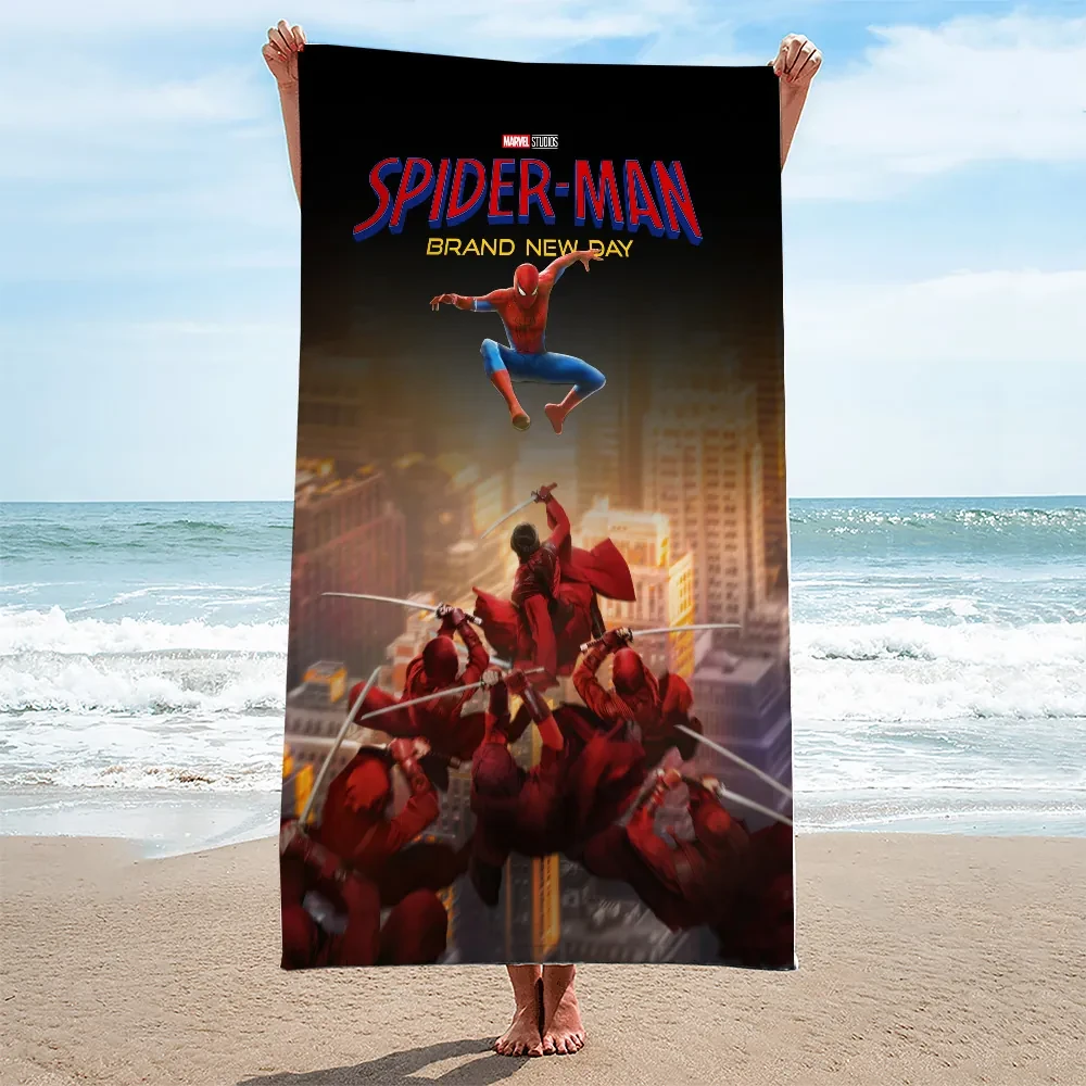 Spider-Man Brand New Day Movie Beach Towel Superhero Merchandise Spider-Man Fan Gifts - Kdjoy