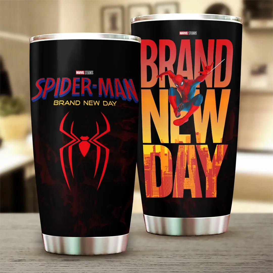 Spider-Man Brand New Day Movie Tumbler Superhero Merchandise Spider-Man Fan Gifts - Kdjoy