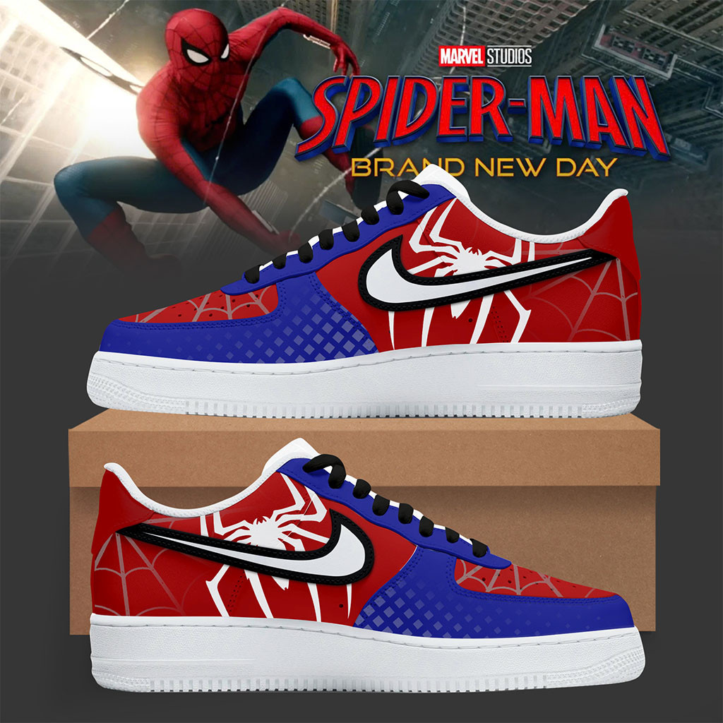 Spider-Man Brand New Day Shoes Sneakers Spider-Man Merch 2026 Best Marvel Gift Ideas - Kdjoy