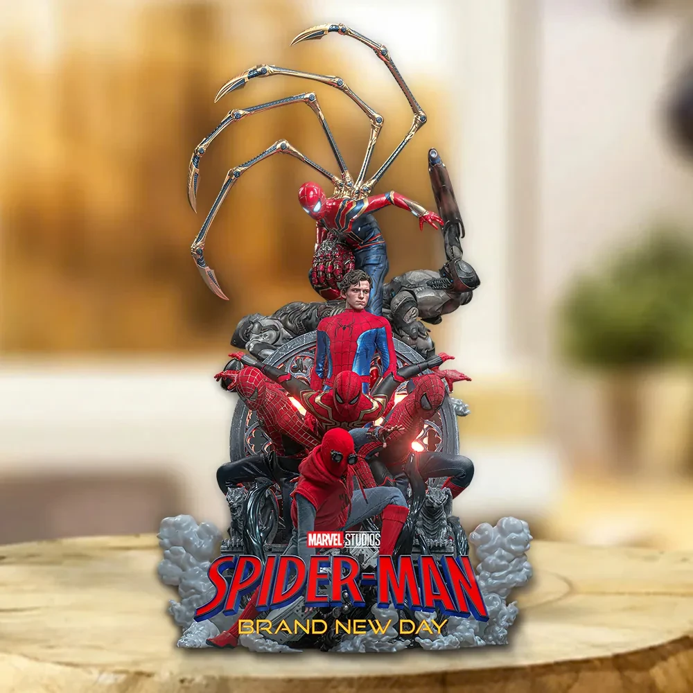 Spider-Man Brand New Day Superhero Movie Acrylic Plaque Spider-Man Merch Display Decor - Kdjoy