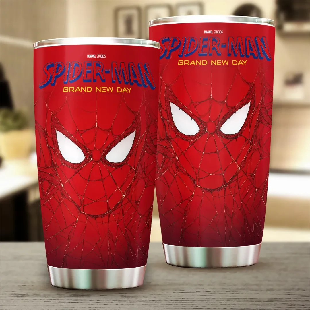 Spider-Man Brand New Day Superhero Movie Graphic Tumbler Spider-Man Merch Son Gifts - Kdjoy