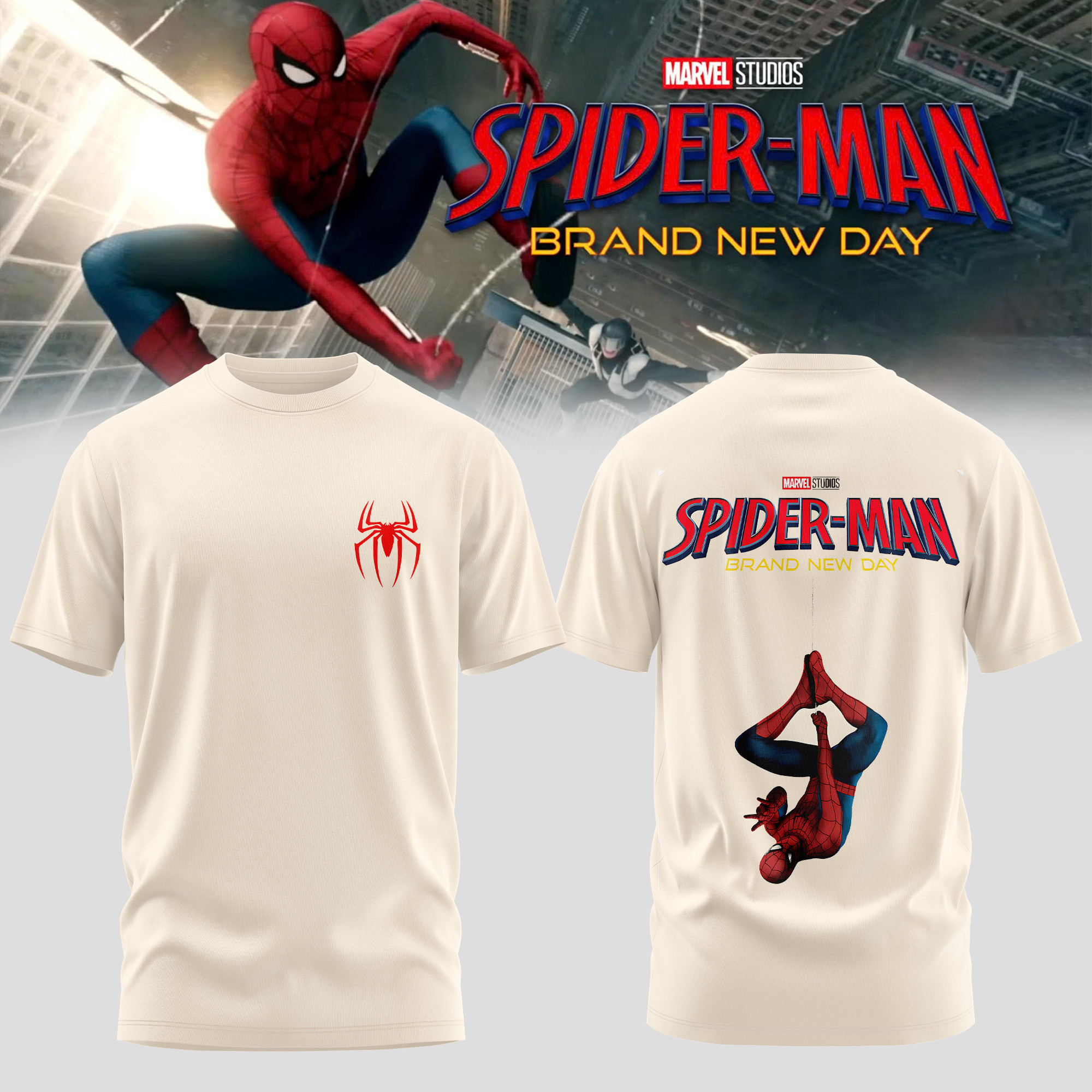 Spider-Man Brand New Day T-Shirt Superhero Shirt Spider-Man Merch Gift For Marvel Fans - Kdjoy