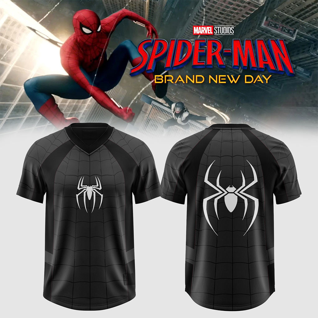 Spider-Man Brand New Day V-Neck Shirt 2026 Spider-Man Merch Presents For Marvel Fans - Kdjoy Spider-Man Brand New Day V-Neck Shirt 2026 Spider-Man Merch Presents For Marvel Fans - Kdjoy