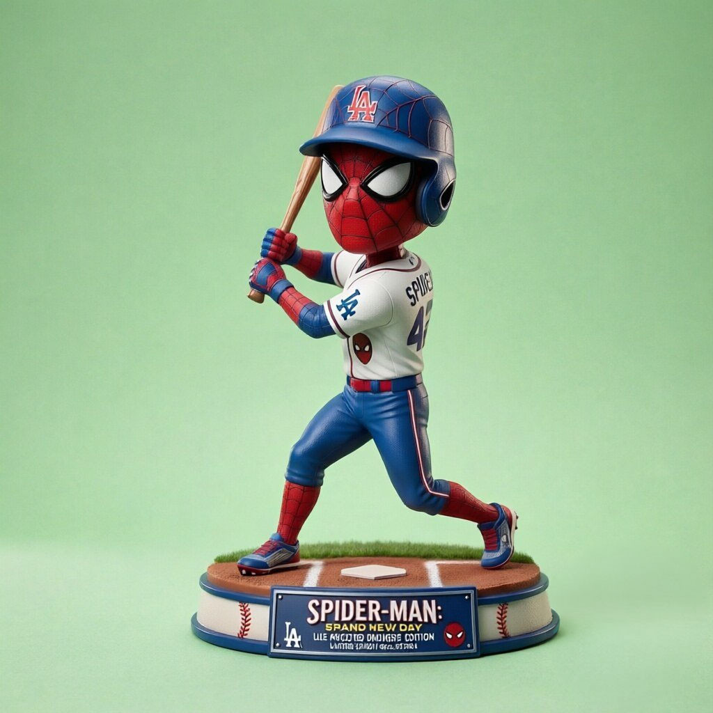 Spider Man Los Angeles Dodgers Baseball Funko Pop Spider Man Merch Gift For Baseball Fans - Kdjoy Spider Man Los Angeles Dodgers Baseball Funko Pop Spider Man Merch Gift For Baseball Fans - Kdjoy