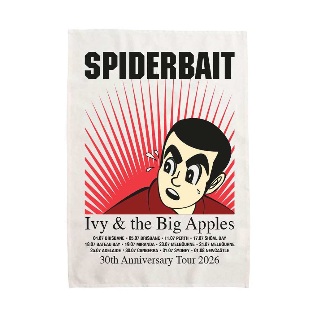 Spiderbait Merch 2026 Ivy 30Th Anniversary Towel Spiderbait Tour Merch Gift For Band Fans