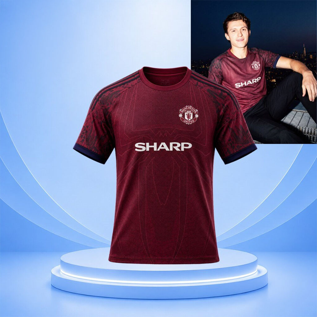 Spiderman Manchester United Spider Man Brand New Day Jersey Shirt Gifts For Movie Fan - Kdjoy