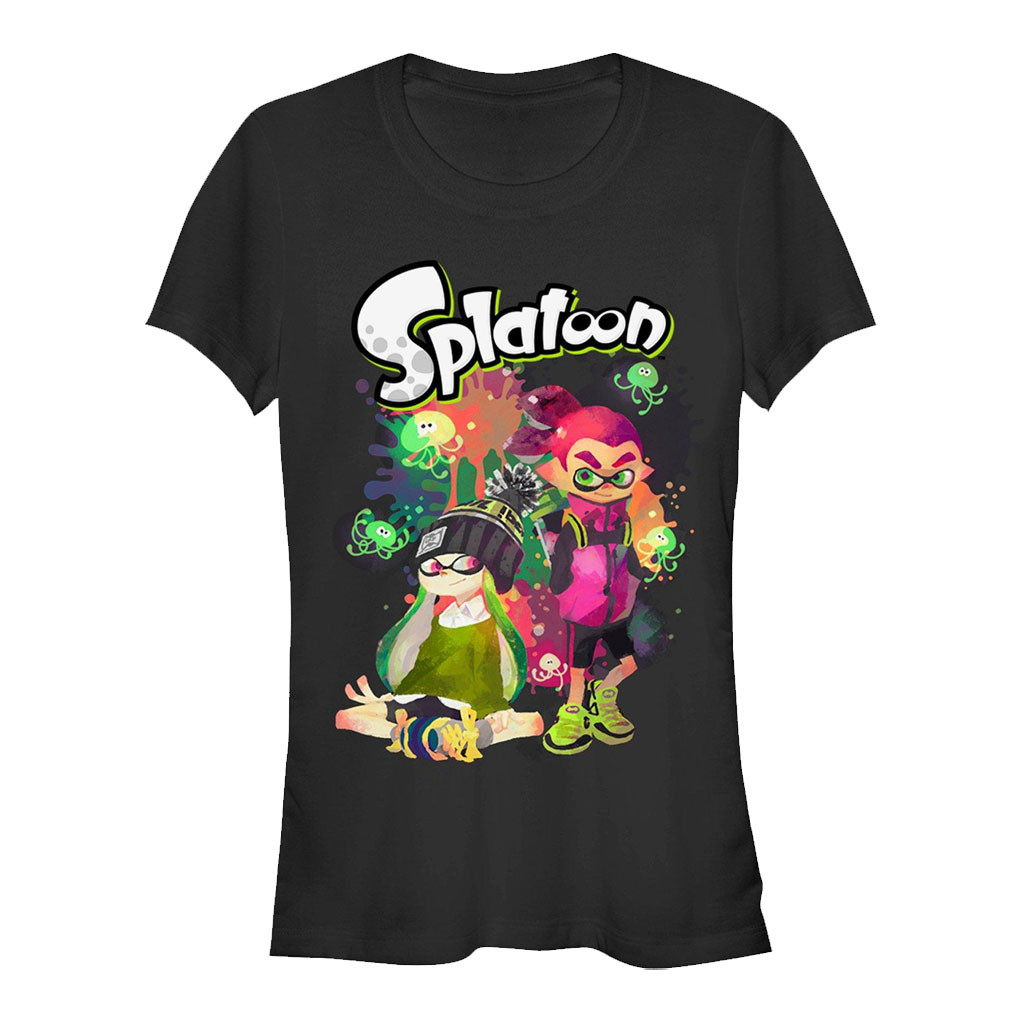 Splatoon Merch 2026 Nintendo Splatoon Inklings And Jellyfish Party Girls T-Shirt Gift For Gamer - Kdjoy