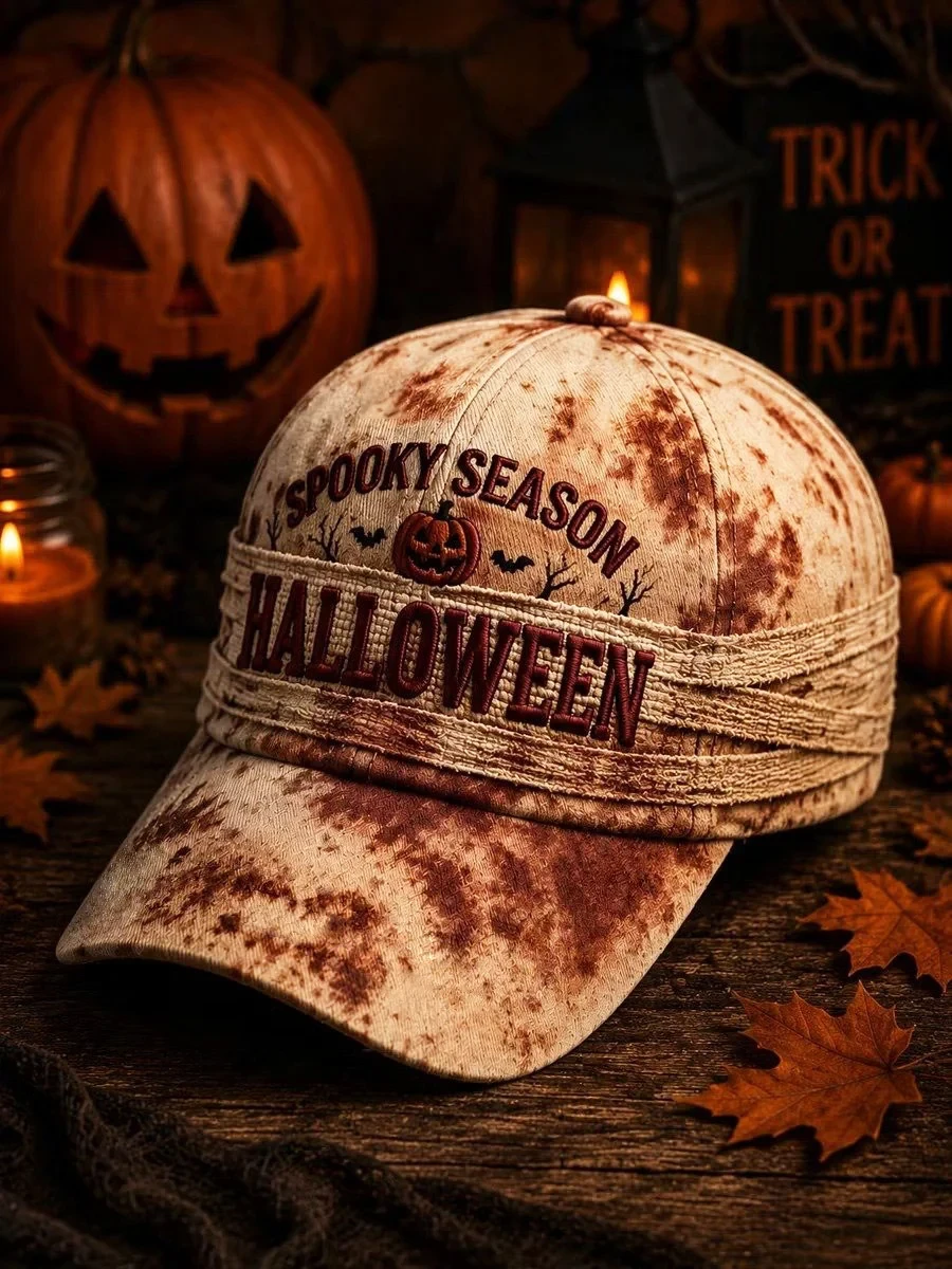 Spooky Season Halloween Spooky Cap Spooky Lover Merch Gift For Her - Kdjoy Spooky Season Halloween Spooky Cap Spooky Lover Merch Gift For Her - Kdjoy