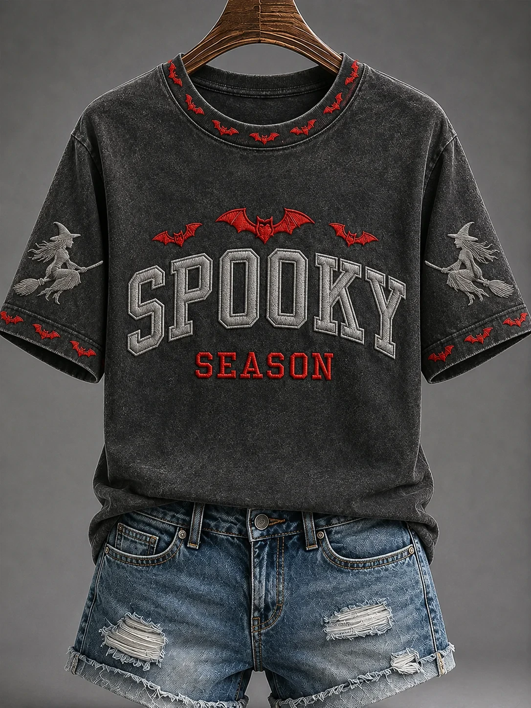 Spooky Season T-Shirt Halloween Witch Merch Unique Gift For Women - Kdjoy Spooky Season T-Shirt Halloween Witch Merch Unique Gift For Women - Kdjoy