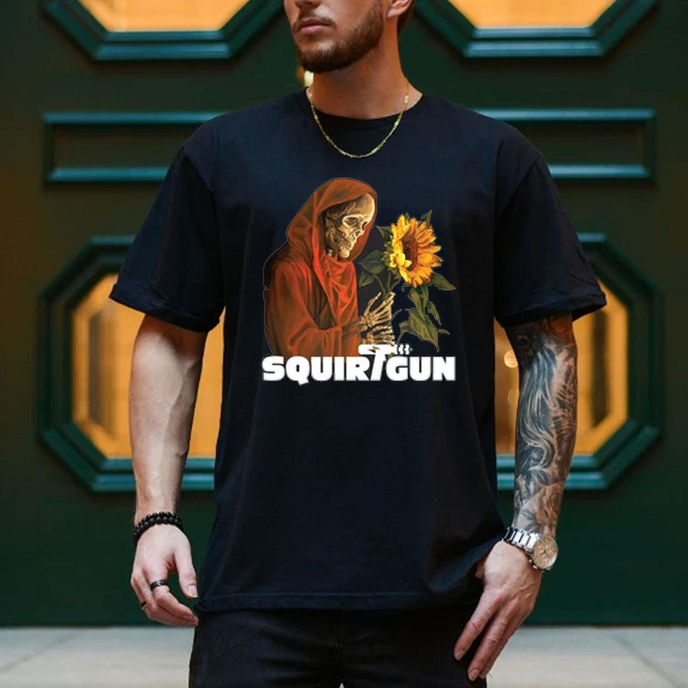 Squirtgun Ghostly Sunflowers Shirt 2026 Squirtgun Merch Present For Rock Band Fans - Kdjoy