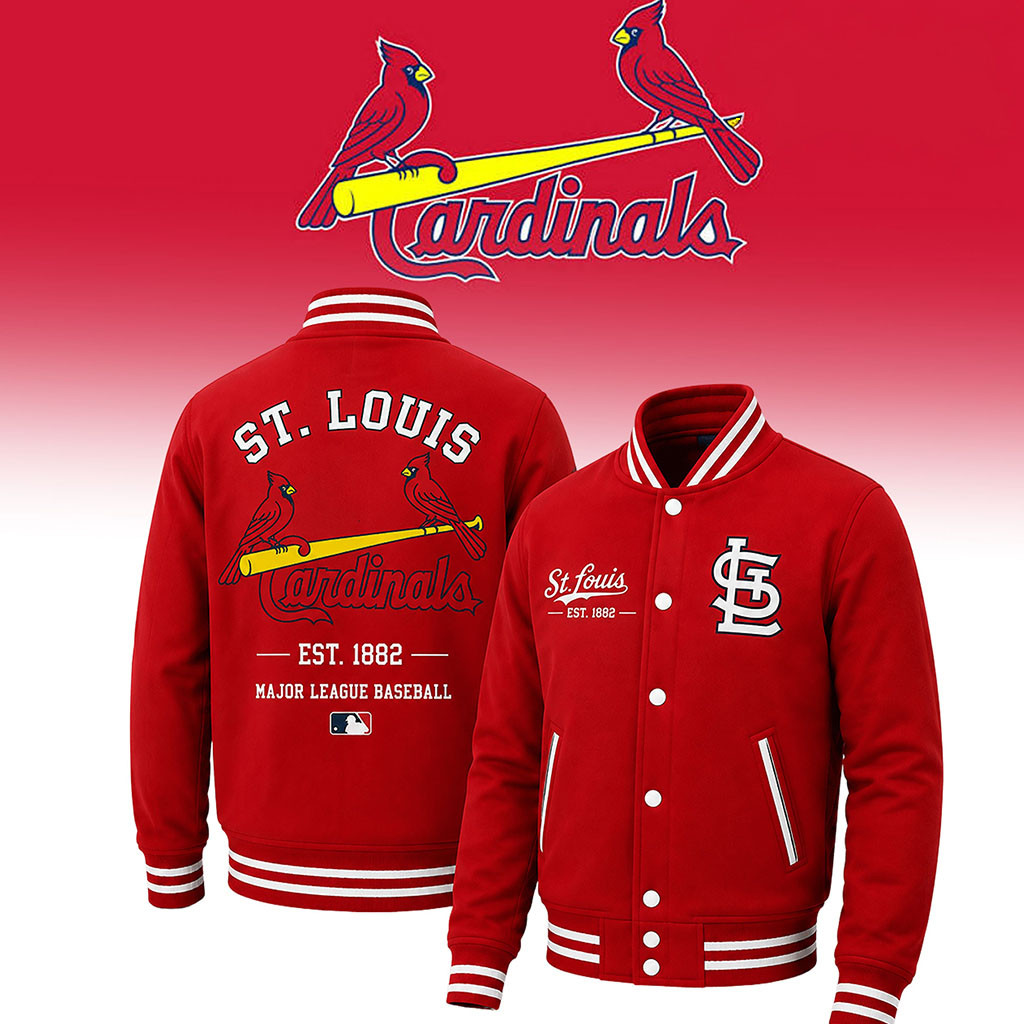 St Louis Cardinals 2026 Baseball Jacket St Louis Cardinals Merch Gift For Baseball Fans - Kdjoy