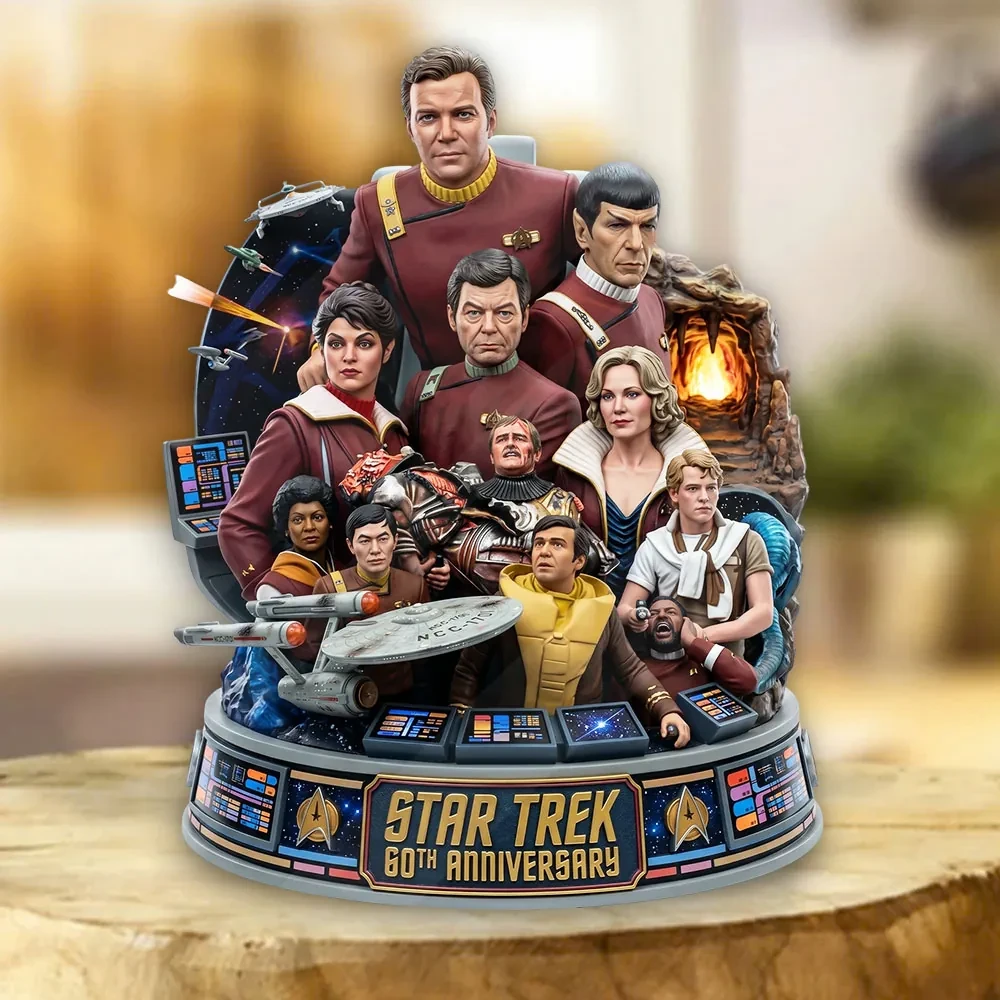 Star Trek 60 Years of Exploration Acrylic Plaque Star Trek Merch Display Decor Fan Gifts - Kdjoy Star Trek 60 Years of Exploration Acrylic Plaque Star Trek Merch Display Decor Fan Gifts - Kdjoy