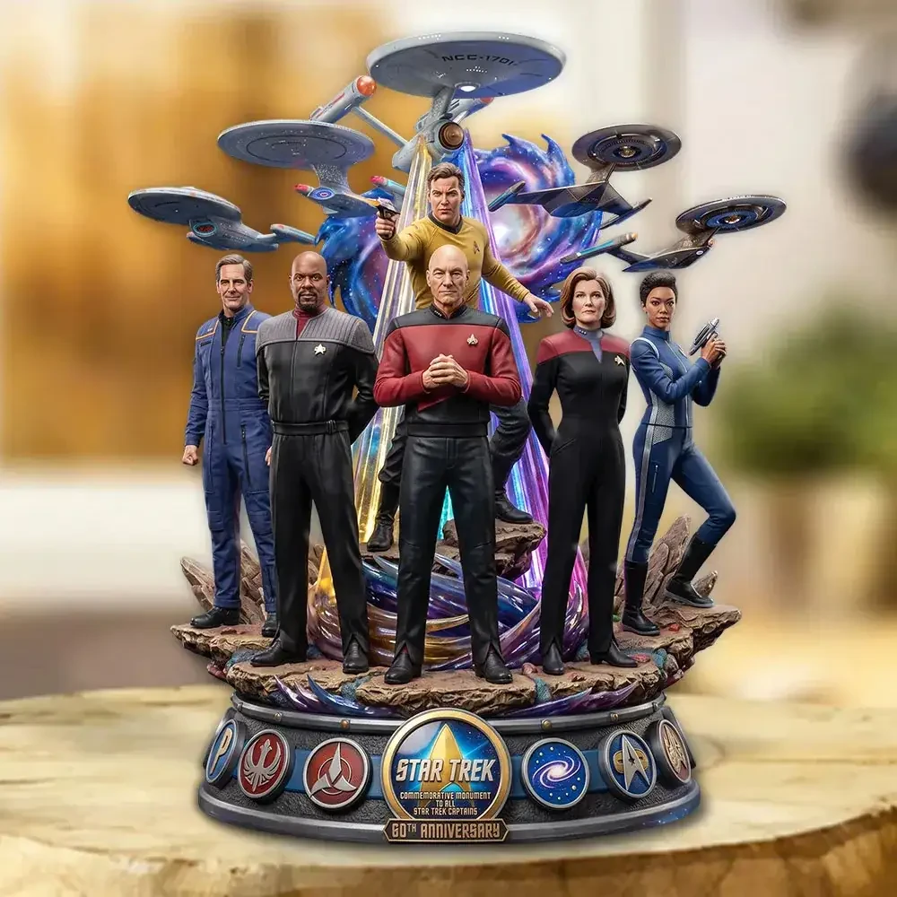 Star Trek 60th Anniversary 2026 Acrylic Plaque Collectible Gift for Fans Commemorative Decor - Kdjoy Star Trek 60th Anniversary 2026 Acrylic Plaque Collectible Gift for Fans Commemorative Decor - Kdjoy