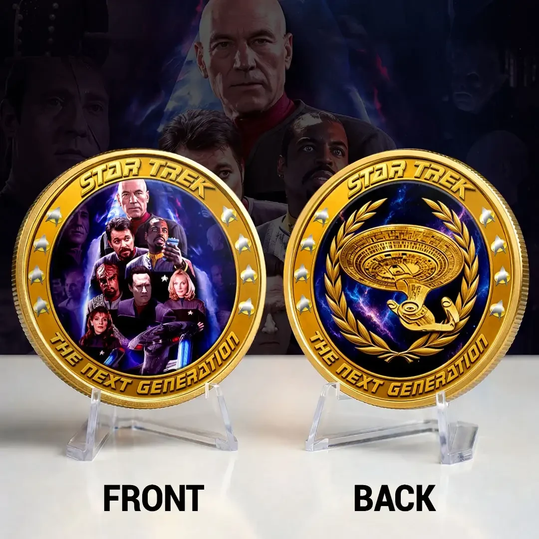 Star Trek The Next Generation Commemorative Coin Star Trek Merch 2026 Gift For Fathers - Kdjoy Star Trek The Next Generation Commemorative Coin Star Trek Merch 2026 Gift For Fathers - Kdjoy