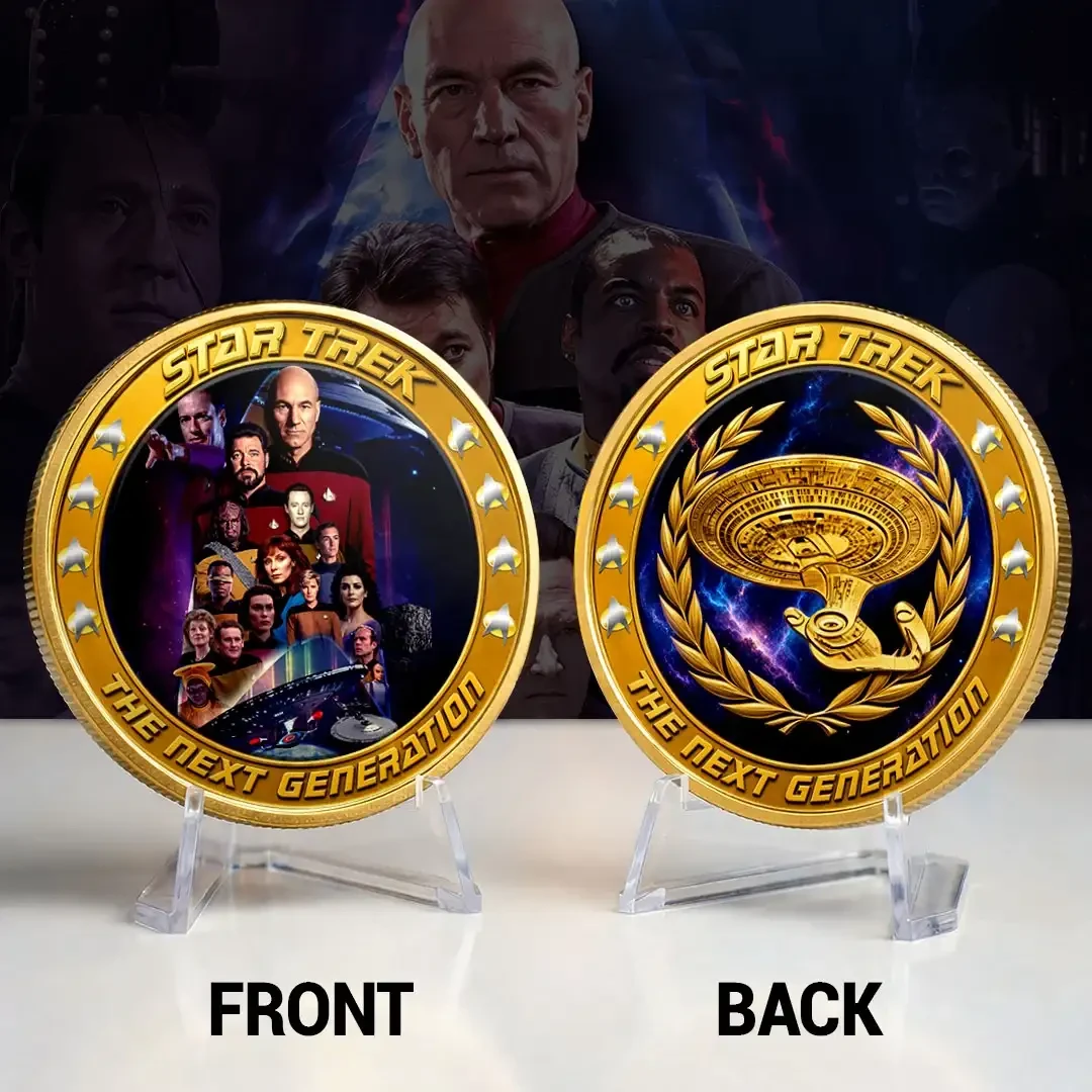 Star Trek The Next Generation Commemorative Coin Star Trek Merch 2026 Present For Stepdad - Kdjoy