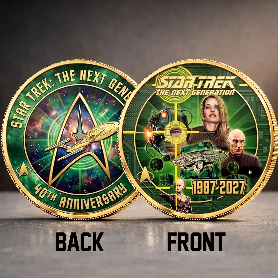Star Trek The Next Generation Commemorative Coin Star Trek Merch Enterprise Legacy Fan Gift - Kdjoy Star Trek The Next Generation Commemorative Coin Star Trek Merch Enterprise Legacy Fan Gift - Kdjoy