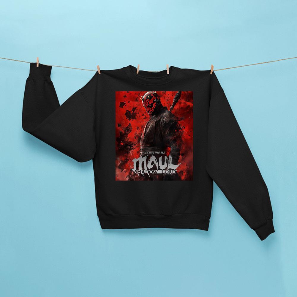 Star Wars Maul Shadow Lord Series 2026 Sweatshirt Black Star Wars Merch Gifts For Fan - Kdjoy Star Wars Maul Shadow Lord Series 2026 Sweatshirt Black Star Wars Merch Gifts For Fan - Kdjoy