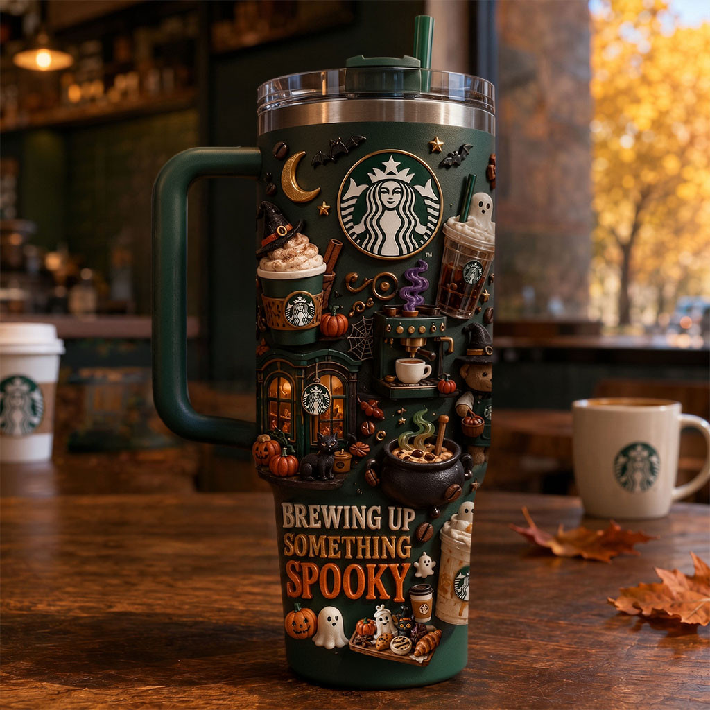 Starbucks Brewing Up Something Spooky Tumbler Cute Halloween Tumbler Gifts For BFF - Kdjoy Starbucks Brewing Up Something Spooky Tumbler Cute Halloween Tumbler Gifts For BFF - Kdjoy
