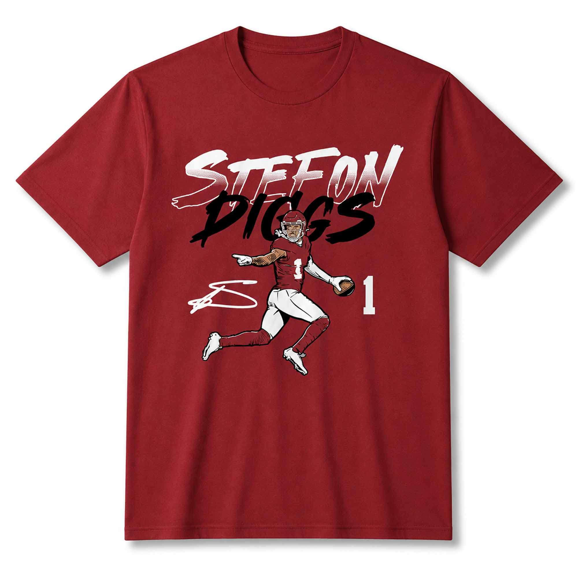 Stefon Diggs Washington Name And Number Pose Shirt Washington Commanders Merch Fan Gifts - Kdjoy