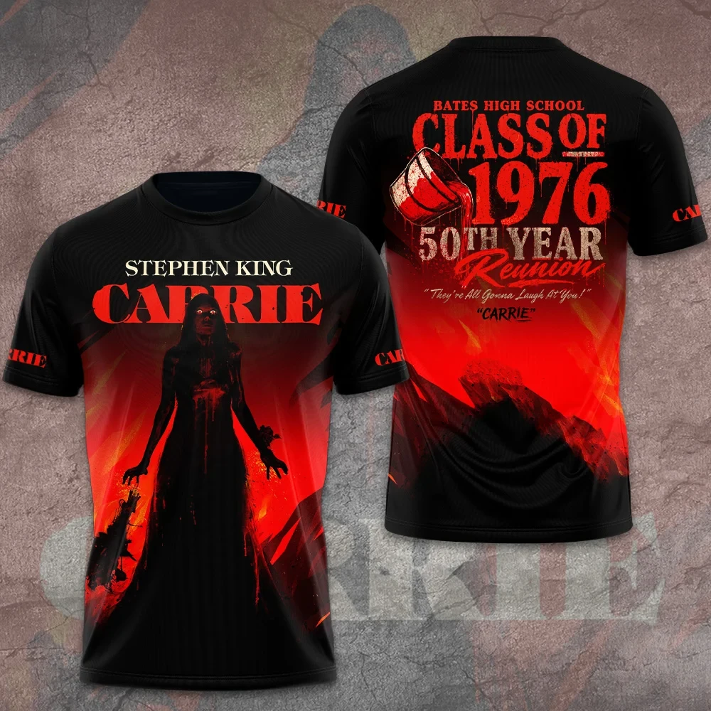 Stephen King Carrie 50th Anniversary T-Shirt Carrie Merch Birthday Gift For Him - Kdjoy Stephen King Carrie 50th Anniversary T-Shirt Carrie Merch Birthday Gift For Him - Kdjoy