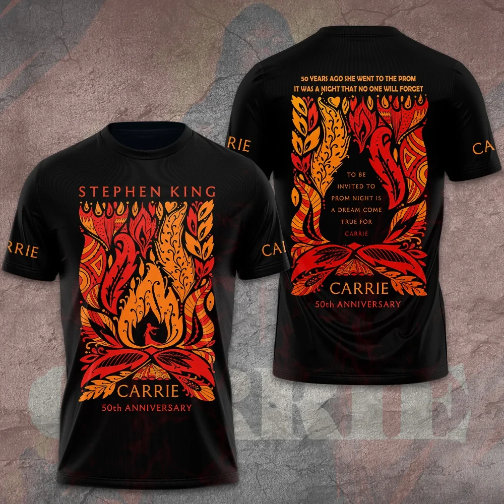 Stephen King Carrie 50th Anniversary T-Shirt Carrie Merch Gifts For Horror Lovers - Kdjoy Stephen King Carrie 50th Anniversary T-Shirt Carrie Merch Gifts For Horror Lovers - Kdjoy
