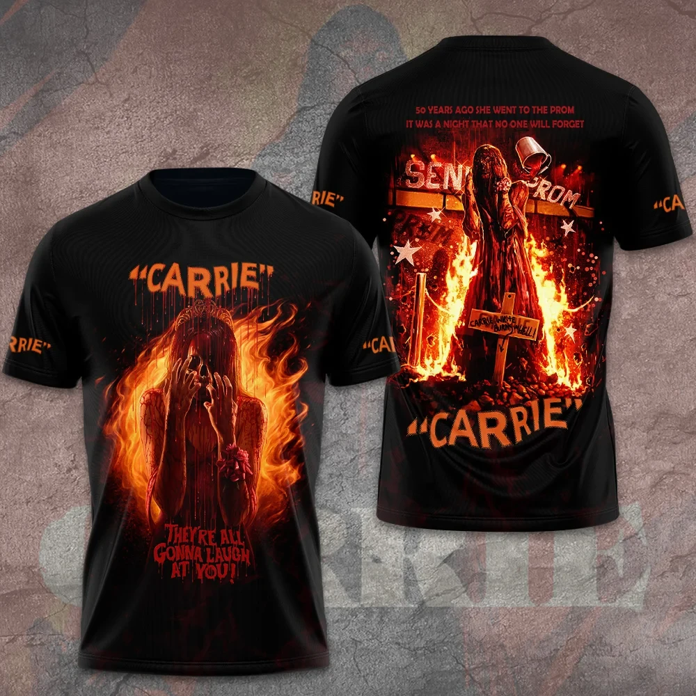 Stephen King Carrie 50th Anniversary T-Shirt Carrie Merch They're All Gonna Laugh At You Shirt - Kdjoy Stephen King Carrie 50th Anniversary T-Shirt Carrie Merch They're All Gonna Laugh At You Shirt - Kdjoy
