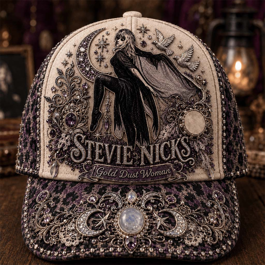 Stevie Nicks Merch Gold Dust Woman Hat Birthday Gifts For Music Lovers - Kdjoy Stevie Nicks Merch Gold Dust Woman Hat Birthday Gifts For Music Lovers - Kdjoy