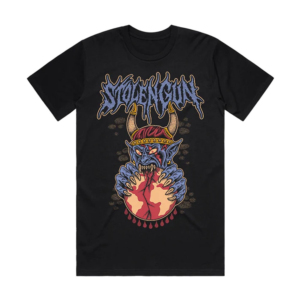 Stolen Gun Merch 2026 World Eater T-Shirt Stolen Gun Band Shirt Gift For Boyfriend - Kdjoy Stolen Gun Merch 2026 World Eater T-Shirt Stolen Gun Band Shirt Gift For Boyfriend - Kdjoy