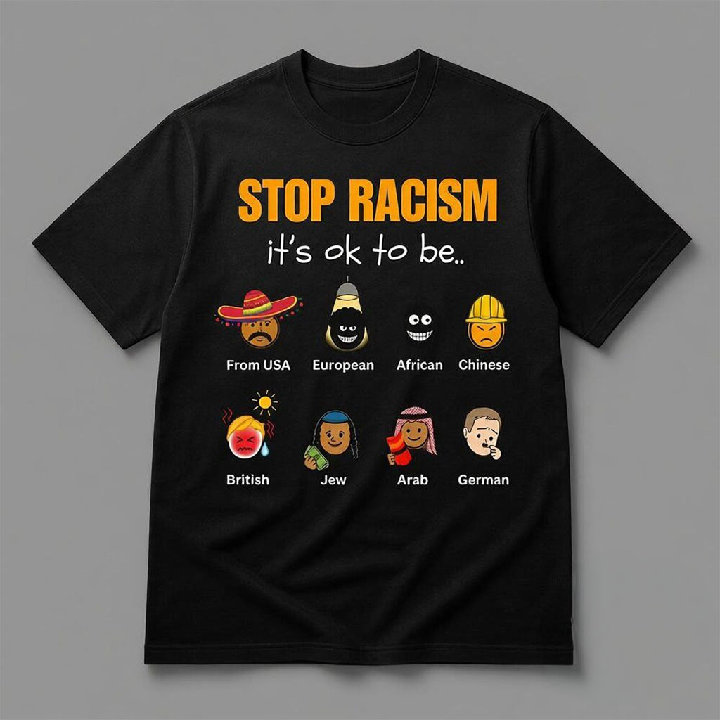 Stop Racism It's Ok To Be T-Shirt Anti Racism Diversity Equality Shirt Funny Gifts - Kdjoy Stop Racism It's Ok To Be T-Shirt Anti Racism Diversity Equality Shirt Funny Gifts - Kdjoy