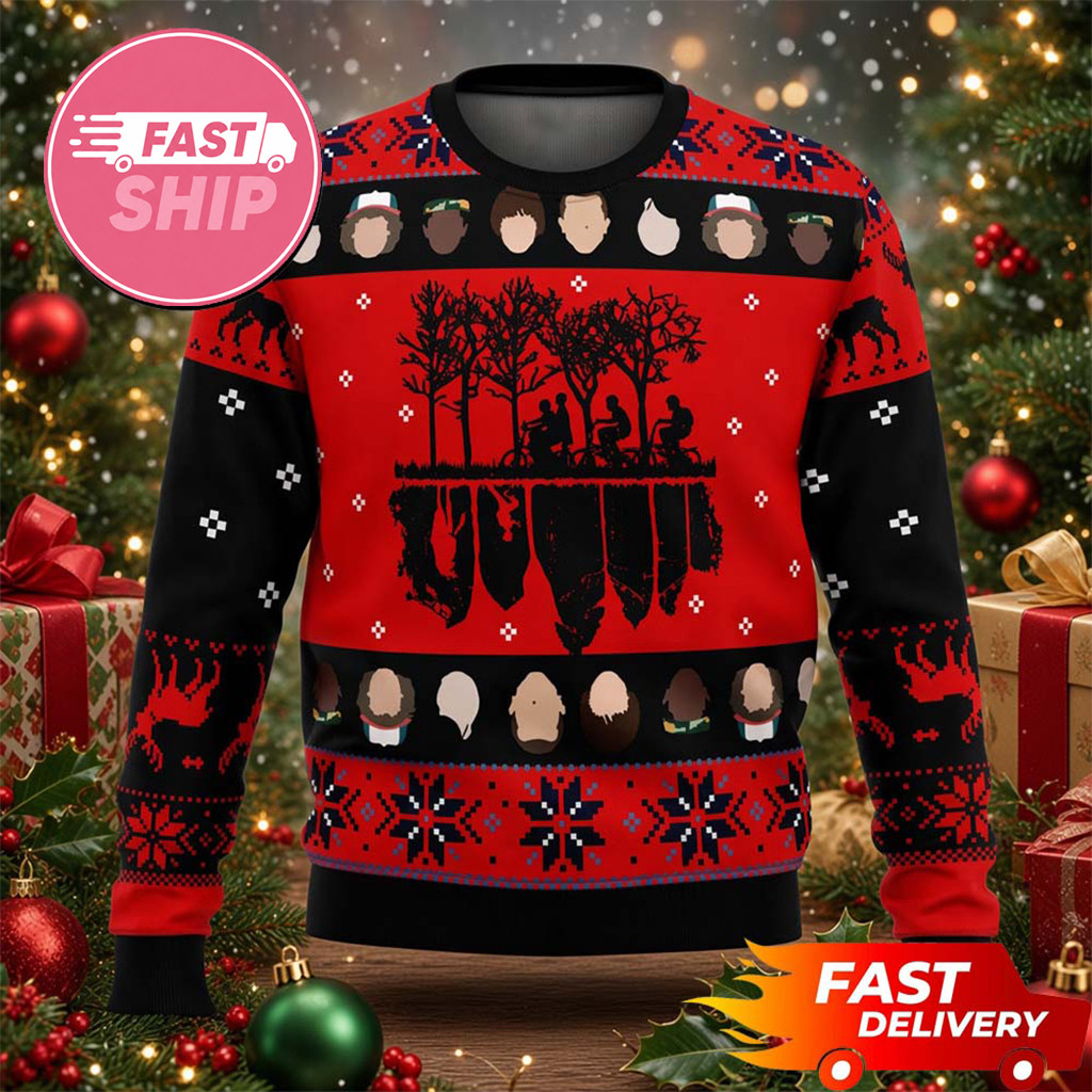 Stranger Things Merchandise 2026 Stranger Things Christmas Ugly Sweater Gifts For Brother - Kdjoy
