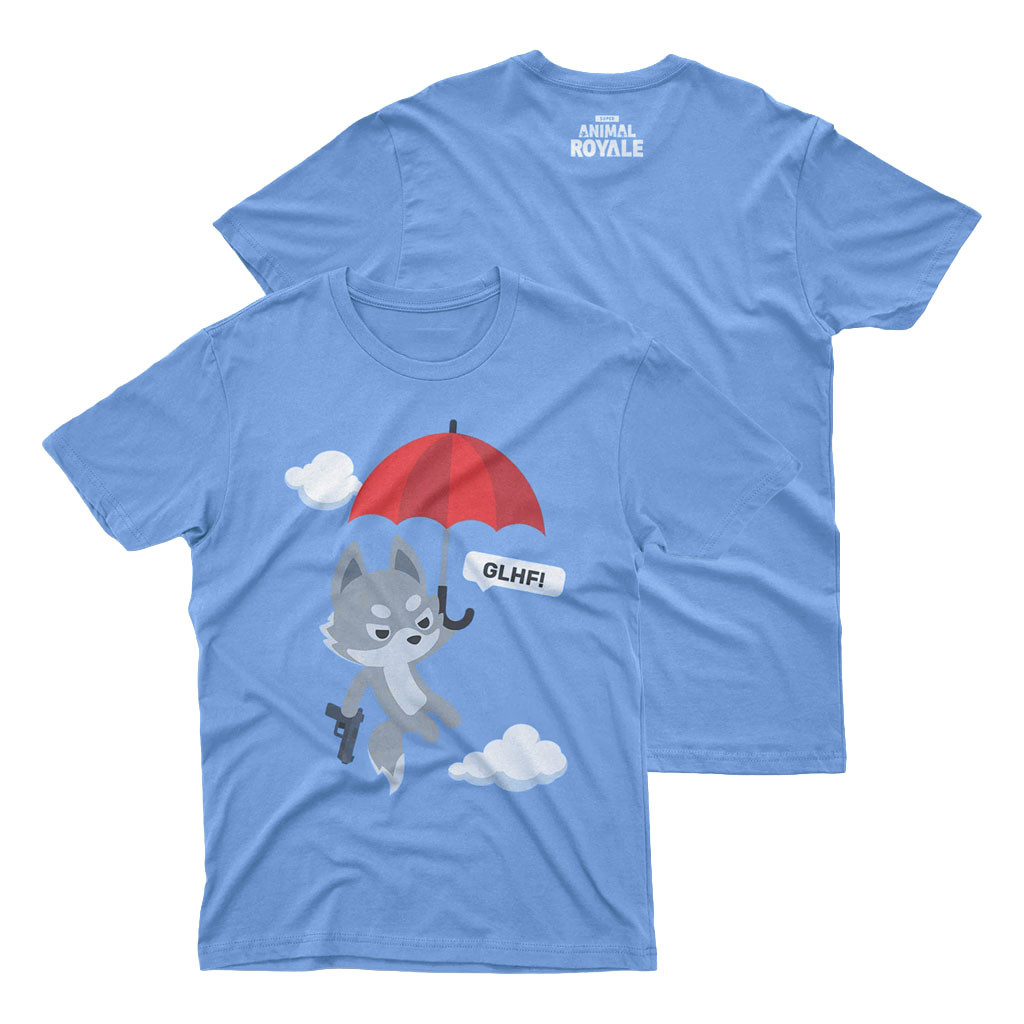 Super Animal Royale Merch 2026 GLHF T-Shirt Cute Cartoon Wolf Shirt Gift For Son Super Animal Royale Merch 2026 GLHF T-Shirt Cute Cartoon Wolf Shirt Gift For Son