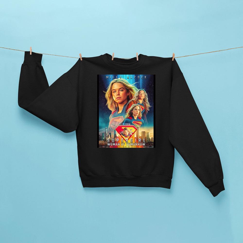 Supergirl 2026 Movie Woman Of Tomorrow Sweatshirt Supergirl Merch Gifts For Movie Fan - Kdjoy