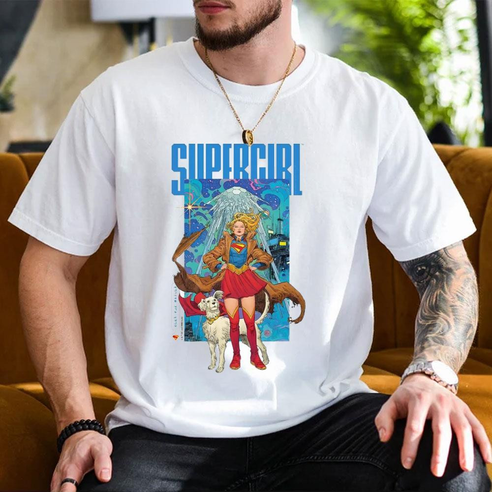 Supergirl 3 Shirt White Supergirl Merch Movie Fan Apparel Gift For Friends - Kdjoy