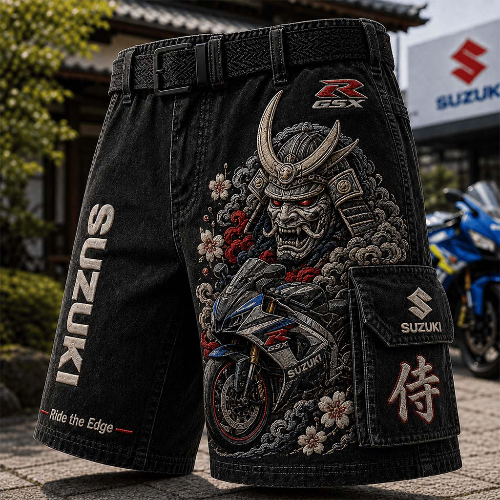 Suzuki Merch Ride The Edge Suzuki Shorts Best Gifts For Boyfriend