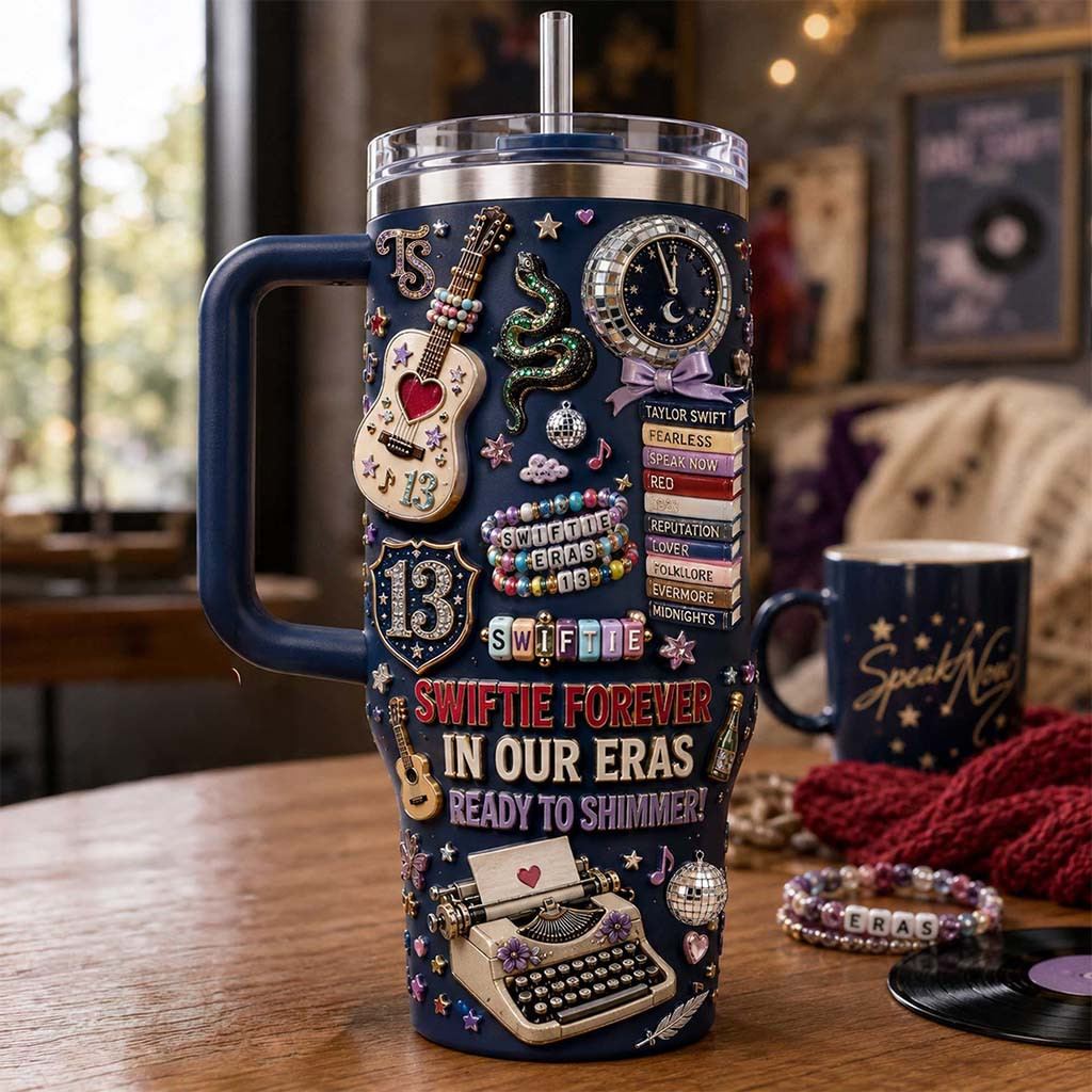 Swifties Merch Swiftie Forever In Our Eras Ready To Shimmer Tumbler Gifts For Friends - Kdjoy Swifties Merch Swiftie Forever In Our Eras Ready To Shimmer Tumbler Gifts For Friends - Kdjoy
