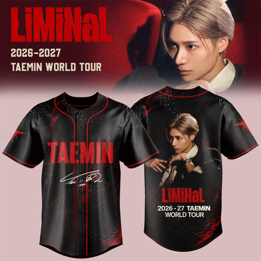 Taemin LiMiNaL World Tour 2026 2027 Baseball Jersey Taemin Merch Besties Gifts - Kdjoy
