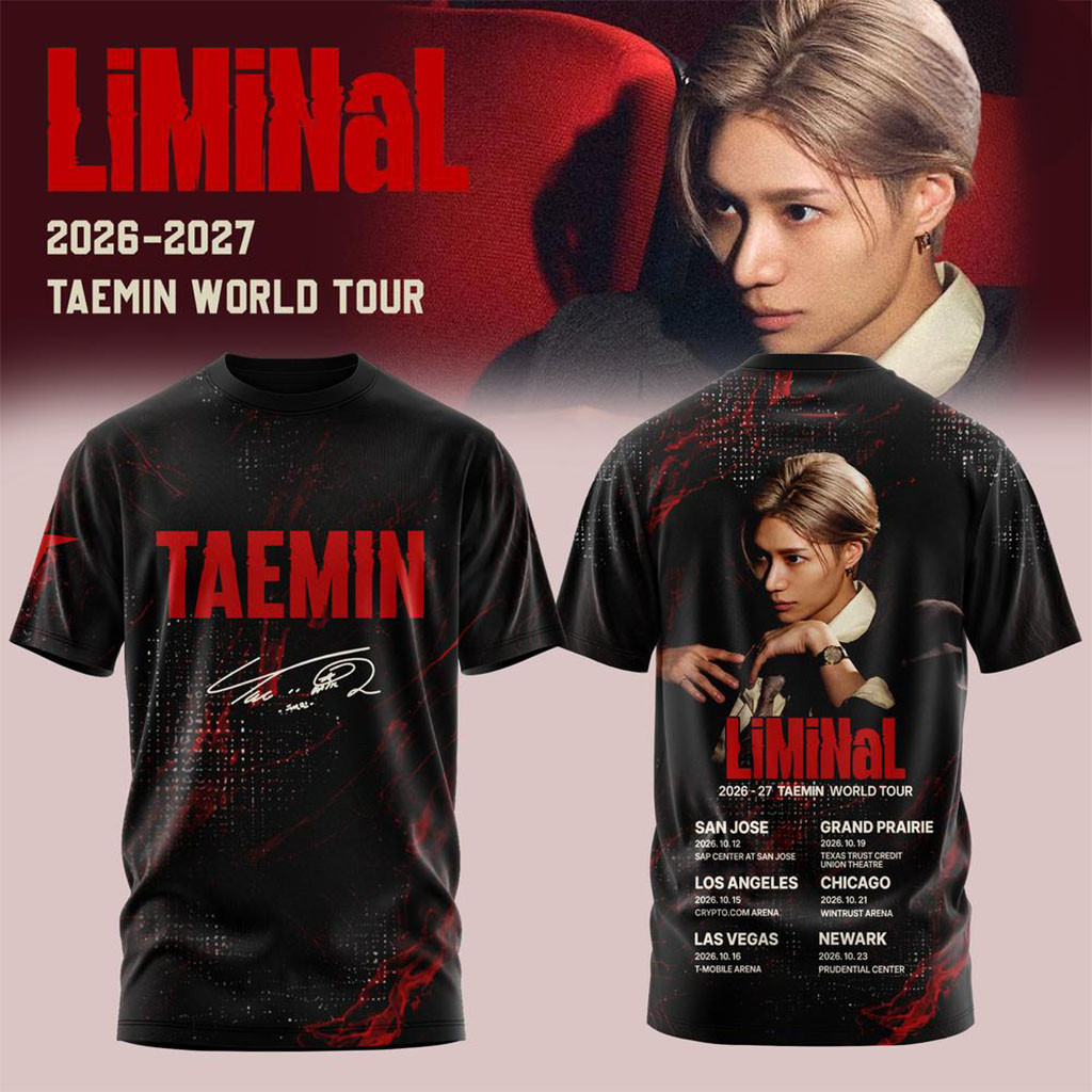 Taemin LiMiNaL World Tour 2026 2027 Shirt Taemin Merch Gifts For Best Friends - Kdjoy