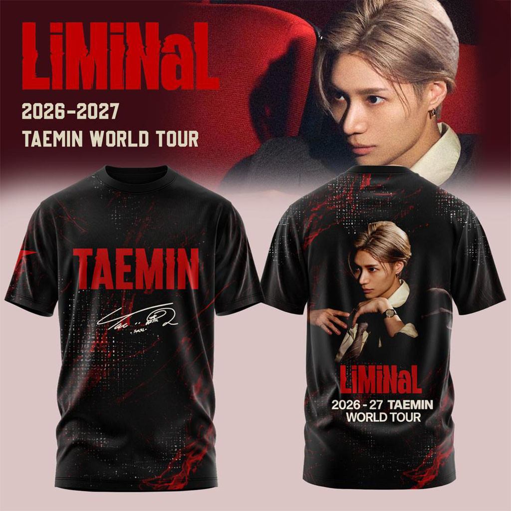 Taemin LiMiNaL World Tour 2026 2027 Shirt Taemin Merch Gifts For Music Enthusiasts - Kdjoy