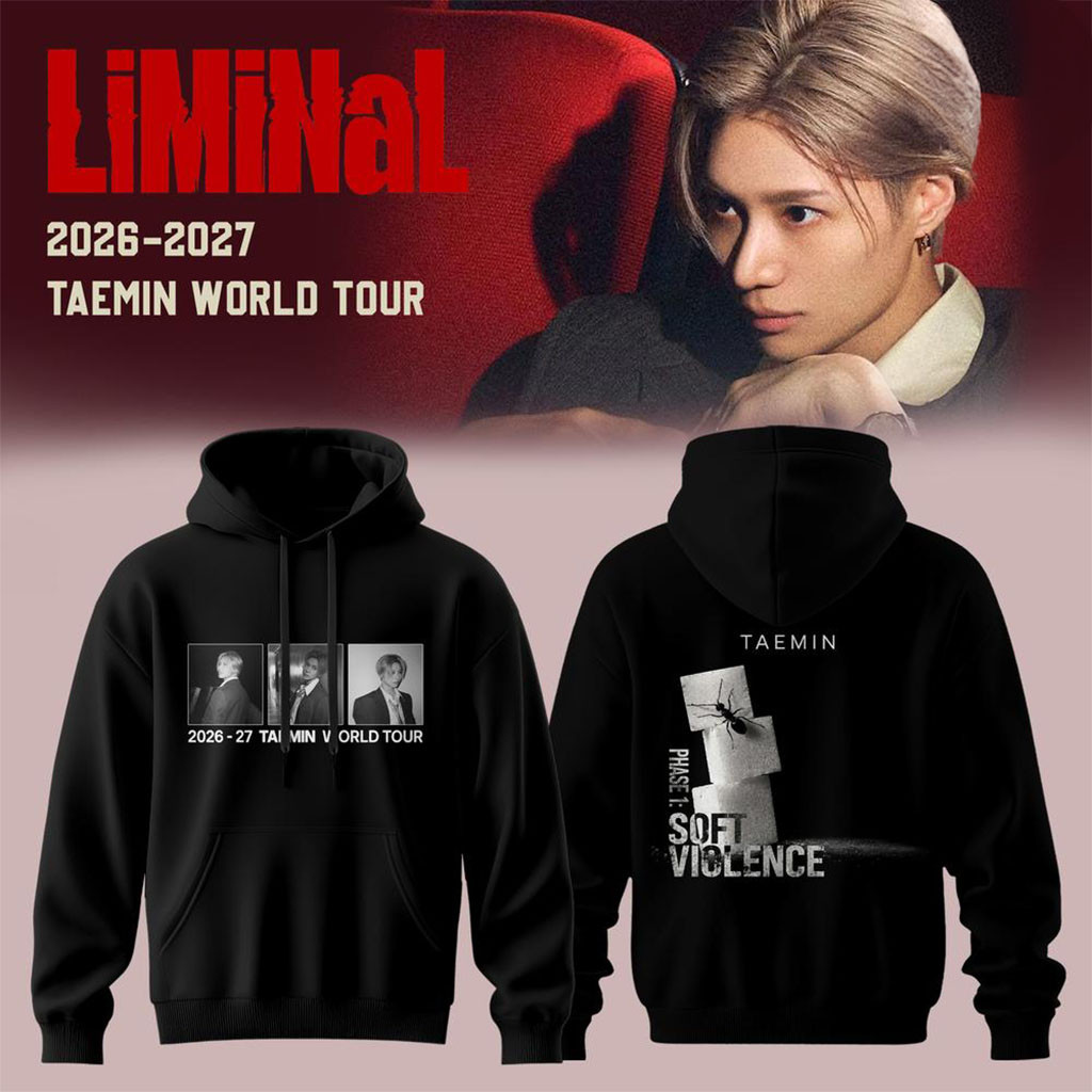Taemin Merch LiMiNaL World Tour 2026 2027 Hoodie Taemin Fan Apparel Gifts For BFF - Kdjoy