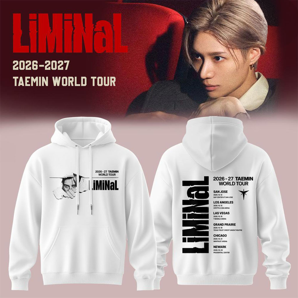 Taemin Merch LiMiNaL World Tour 2026 2027 Hoodie Taemin Fan Clothing Gifts For Her - Kdjoy