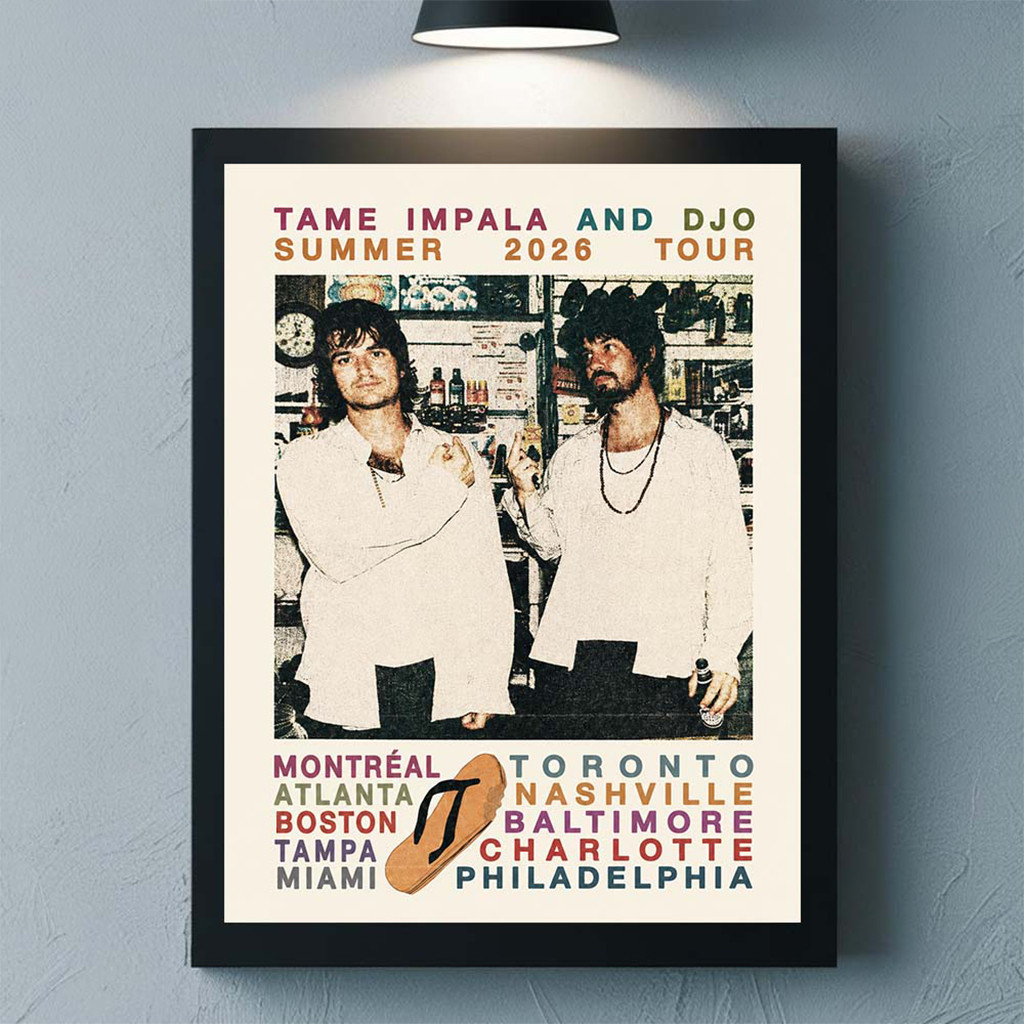 Tame Impala And Djo The Deadbeat Tour 2026 Summer Poster Tame Impala Merch Wall Art Decor - Kdjoy