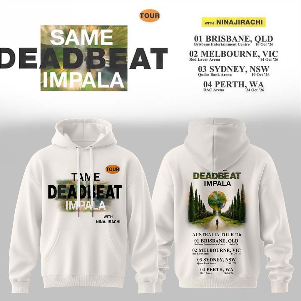 Tame Impala Deadbeat Tour Hoodie Tame Impala Merch 2026 Gift Ideas For Music Lovers - Kdjoy