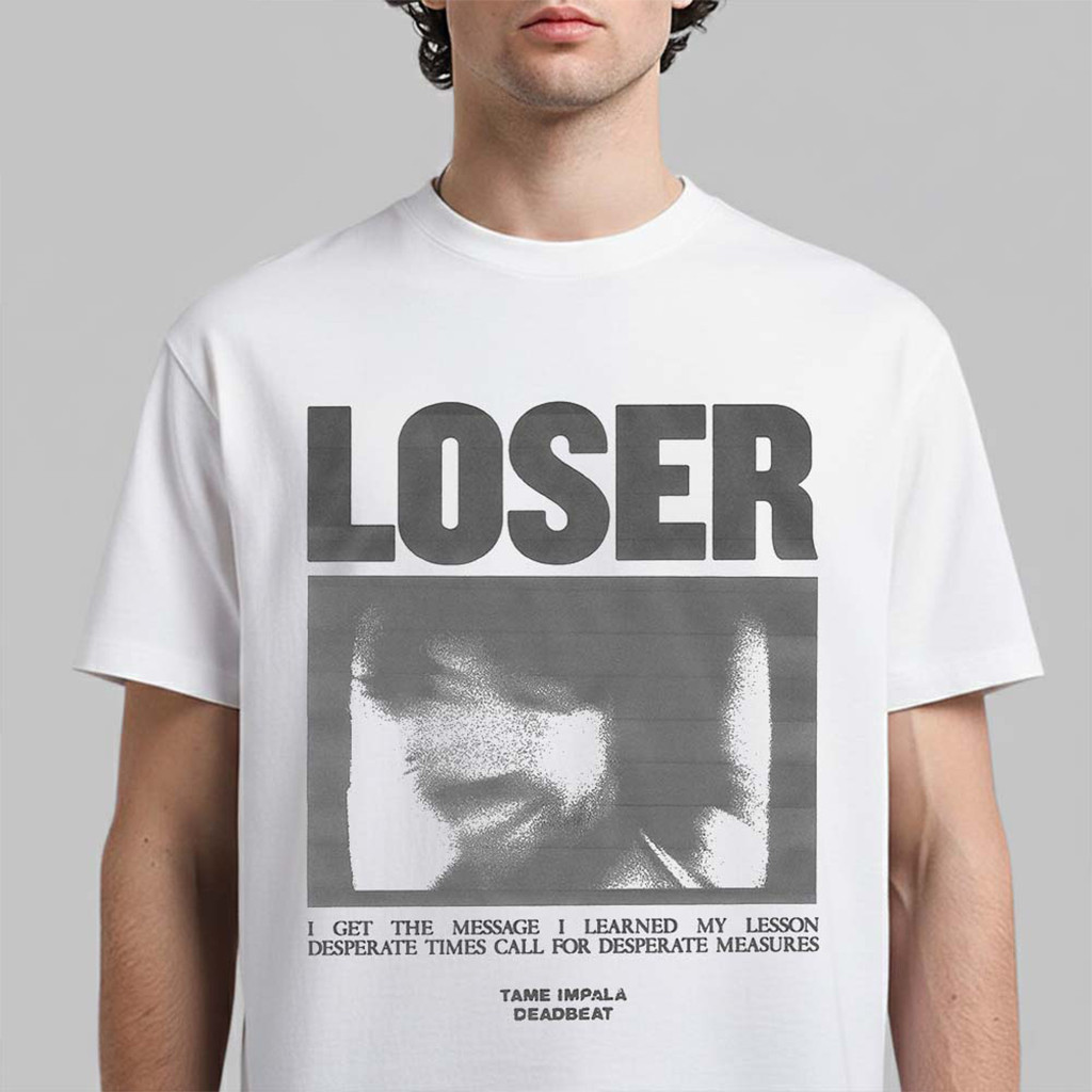 Tame Impala With Djo Deadbeat Tour 2026 Merch Loser T-Shirt Gifts For Friends - Kdjoy Tame Impala With Djo Deadbeat Tour 2026 Merch Loser T-Shirt Gifts For Friends - Kdjoy
