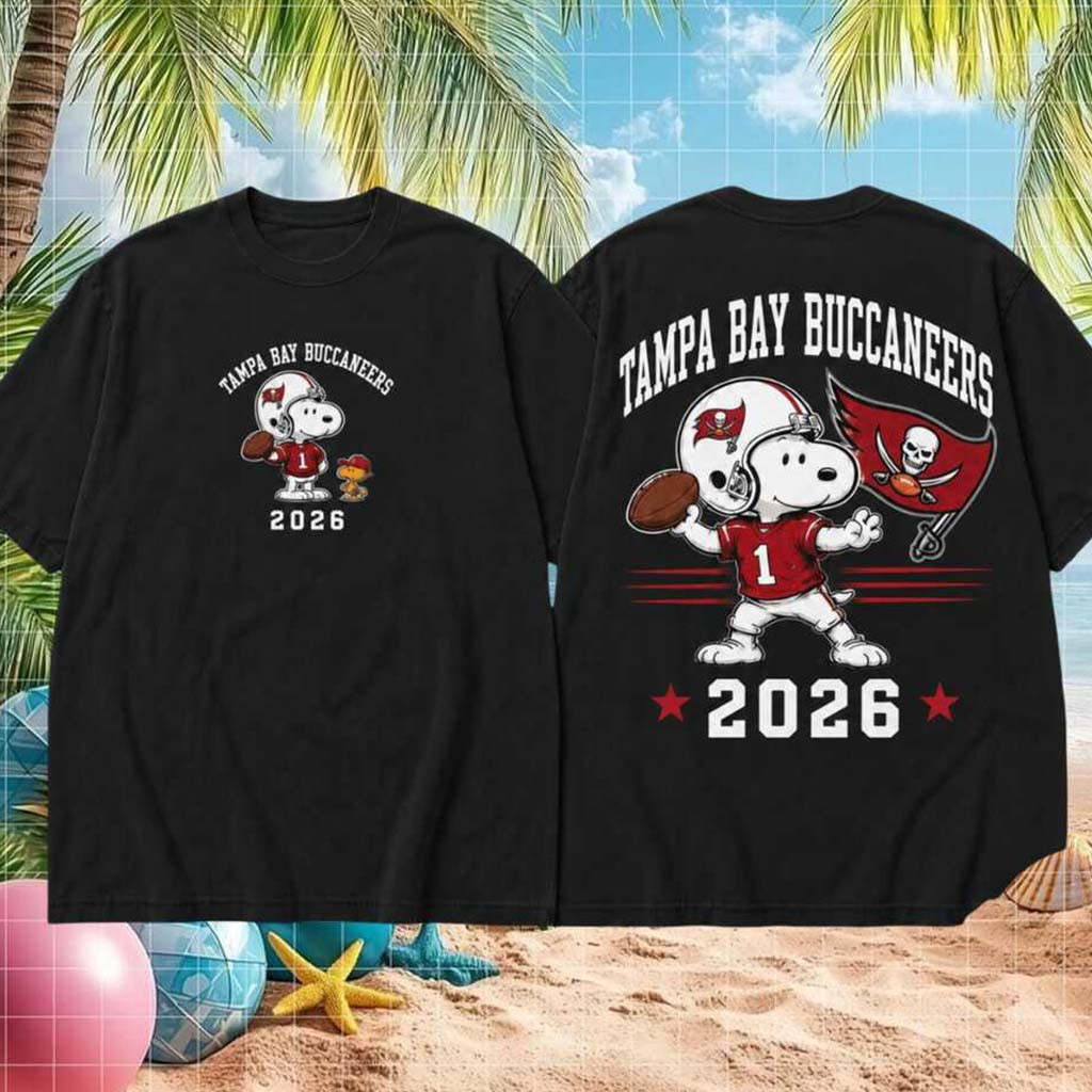 Tampa Bay Buccaneers Football Snoopy 2026 Shirt Buccaneers Merch Gift For Football Lovers - Kdjoy Tampa Bay Buccaneers Football Snoopy 2026 Shirt Buccaneers Merch Gift For Football Lovers - Kdjoy